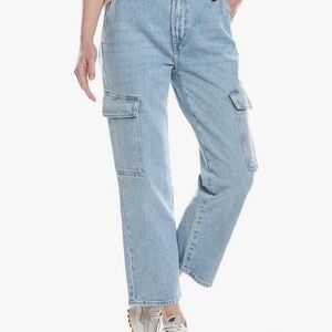 7 for All Mankind Light Blue Women’s Logan Cargo Jeans